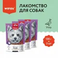 Лакомство Wanpy утиные сосиски для собак всех пород 100 г*3 шт