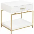 Тумба прикроватная KARIN, золотой, Snow White