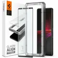 Защитное стекло SPIGEN для Sony Xperia 1 III - GLAS.tR Align Master - Черный - 1 шт - AGL02893