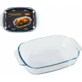 Форма для запекания IDEALE, 2 л, с ручками, прямоугольной формы, из боросиликатного стекла