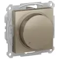 AtlasDesign Шампань Светорегулятор (диммер) поворотно-нажимной, LED, RC, 400Вт, механизм