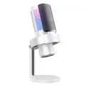 Конденсаторный USB-микрофон Fifine AmpliGame A9 (White) RGB подсветка