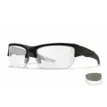 Очки защитные Wiley X WX Valor (Frame: Matte Black, Lens: Grey + Clear)