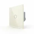 Выключатель сенсорный одноклавишный, 1 пост, цвет жемчужный LIVOLO ORIGINAL