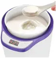 Йогуртница Kitfort КТ-2077-1 бело-фиолетовый