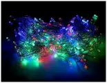 Светодиодный Занавес 1.5*1.5 м, 368 разноцветных LED ламп, прозрачный ПВХ, контроллер, IP20, SNOWHOUSE LDCL368C-M