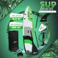 SUP-доска KELPIE TOURING, надувная, 11,5, размер 347 х 80 х 15 см, цвет белый, зеленый, серый