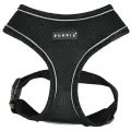 Шлейка Puppia Soft harness pro, обхват шеи 40  см, черный, L
