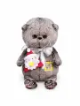 Мягкая игрушка 20см BUDI BASA Басик BABY с игрушкой Дед Мороз (BB-068)