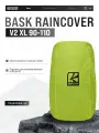 Накидка для защиты рюкзака от дождя и грязи RAINCOVER V2 XL 90-110