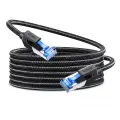 Lulian CAT8 Pure Copper Ethernet Cable, 10 Gigabit Shielded Network Cable, Gaming 8-Core Twisted Pair Cable, Home Computer Broadband Patch Cord, 15 Meters, 30799