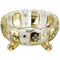 Фруктовница Lefard gold glass 25х25х13 см.