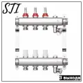 Коллекторная группа STI в сборе с расходомерами (6 вых.)