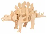 Деревянный конструктор Robotime движущийся - Стегозавр D440S