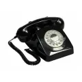 Телефон дисковый в стиле ретро GPO 746 Rotary Black