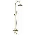 Смеситель с душевой лейкой ZorG Antic A 402DS-BR, бронза бронза 1500 мм