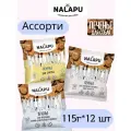 NALAPU печенье собакам Ассорти 115г*12шт. Для счастья, Для укрепления опорно-двигательного аппарата и Для улучшения состояния кожи и шерсти