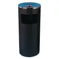 Урна-пепельница Титан, металл черная хром N52, 30 л