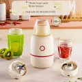 Детский кухонный комбайн для приготовления пюре, миндально-белый, 3 чаши, 6 лезвий (улучшенная версия)