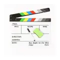 Хлопушка 20х30 см белая с английским текстом Fotokvant Clapper-4
