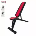 Скамья силовая Receive Power цельносварная для жима (свыше 350кг) красно-черная обивка
