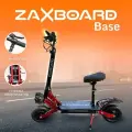 Электросамокат ZAXBOARD Hunter V5 MOTO BASE с ручкой газа на полном приводе с сиденьем