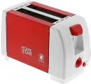 Тостер HOMESTAR HS-2002красный, с регулировкой степени поджаривания, для 2-4 тостов
