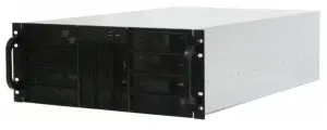 Корпус серверный Procase RE411-D11H0-A-45 4U 11x5.25+0HDD, черный, без БП, глубина 450мм black