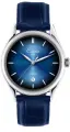 Наручные часы Слава, серебряный/синий