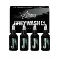 Краска для тату набор теневых пигментов Allegory GreyWash Set (4шт по 60мл)