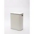 Корзина для белья Geralis KHWH-B цвет Белый, кант Хром, стандартная
