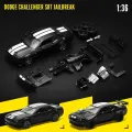 Игрушечный автомобиль Dodge Challenger SRT Jailbreak 1:36 металлический, Черный