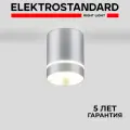 Светильник Elektrostandard DLR021, потолочный, LED, хром, матовый