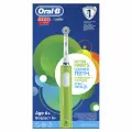 Детская электрическая зубная щетка Oral-B Junior, зеленая, 6+ лет