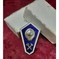 Советский коллекционный значок За окончание техникума. Винтаж. СССР