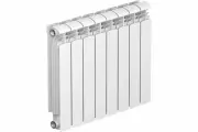 Радиатор отопления алюминиевый Rifar Alum 500 8 секций, цвет белый
