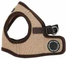 Шлейка для собак Puppia SOFT VEST, бежевая, L (Южная Корея)