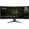 Монитор MSI MAG 346CQDF E20 34 21:9 UWQHD(3440x1440) Rapid VA Curve 1500R, 4000:1, 0,5ms(GTG), 100M:1,300nits,2xHDMI, DP, Tilt, IntPower, VESA, UWQHD:200H