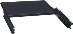 Полка выдвижная (42.5*30см) 1U WT-2080A BLACK черная