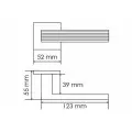 MORELLI MH-52-S6 W Maglev ручка дверная на квадратной розетке 6 мм, белый 9013184