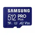 Карта памяти SDXC UHS-I U3 Samsung Pro PLUS, 512 ГБ, 180 МБ/с, класс 10