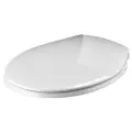 Крышка-сиденье для унитаза Santek Бриз 1.WH10.6.901 дюропласт белый 145 мм 421 мм 430 мм 365 мм