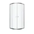 Душевой уголок без поддона Triton Альфа-Хром 80х80 см (четверть круга, без поддона)