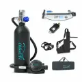 Набор баллонов для дайвинга CHIKADIV 1 л с мини-насосом, маской и другими аксессуарами, идеальное снаряжение для снорклинга!