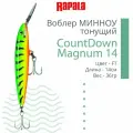 Воблер для рыбалки RAPALA CountDown Magnum 14, 14см, 36г, цвет FT, тонущий