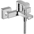 Смеситель для ванны с душем Hansgrohe Vernis Shape 71450000 хром, вертикальный, однорычажный, настенный, латунный, китайский