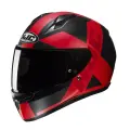 Мотошлем интеграл HJC C10 TEZ MC1SF, поликарбонат, XL, черно-красный