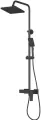Душевая система Rush Thira TR3635-40Black 226 мм, со смесителем, черный матовый