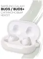 Силиконовый чехол КАРТОФАН на Samsung Galaxy Buds и Buds+ (Самсунг Галакси Бадс и Бадс+), белый