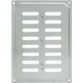 Домарт Решетка вент. 165х240 мм (хром) с заслонкой